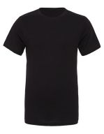 Unisex Poly-Cotton Short Sleeve Tee Black