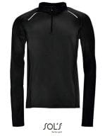 Men`s Long Sleeve Running T-Shirt Berlin Black