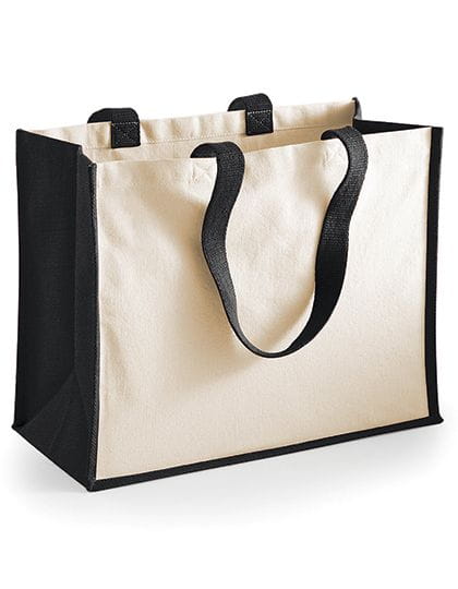 Printers Jute Classic Shopper Black