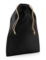 Jute Stuff Bag Black / Natural