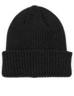 POLYLANA® Rib Beanie with Cuff Black