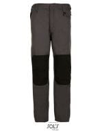 Men`s Workwear Trousers - Metal Pro Dark Grey (Solid) / Black