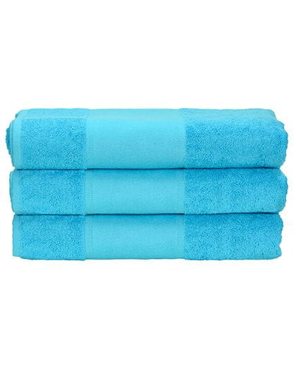 PRINT-Me® Hand Towel Aqua Blue