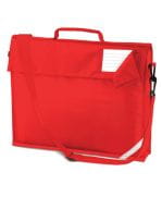 Junior Book Bag with Strap Bright Red