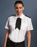 Ladies` Pilot Shirt Shortsleeve