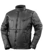 Biker-Style Jacket Black