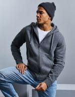 Men`s Authentic Melange Zipped Hood Sweat