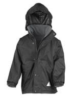 Youth Reversible Stormdri Jacket Black / Grey