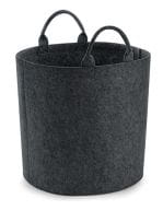 Felt Trug Charcoal Melange