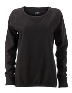 Ladies` Basic Sweat Black