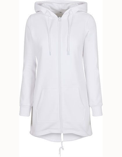 Ladies Sweat Parka White