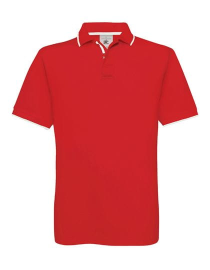 Polo Safran Sport Red / White