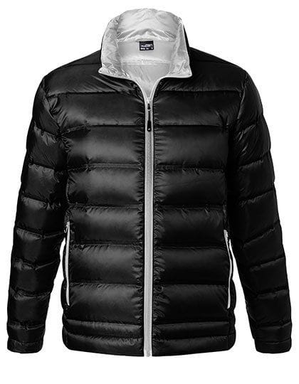 Men´s Down Jacket Black / Silver (Solid)