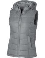 Women Mixed Doubles Bodywarmer Grey (Solid)