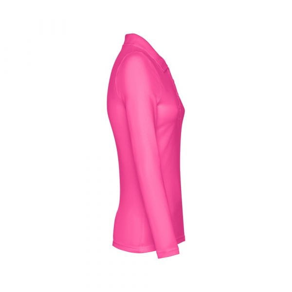 THC BERN WOMEN. Damen Langarm-Poloshirt Rosa