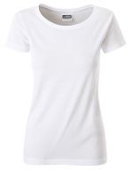 Ladies` Basic-T White