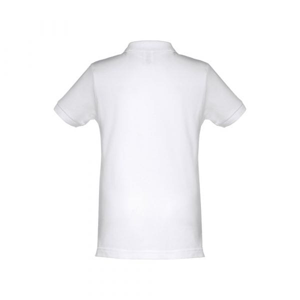 THC ADAM KIDS WH. Unisex Kinder Polo Shirt Weiß