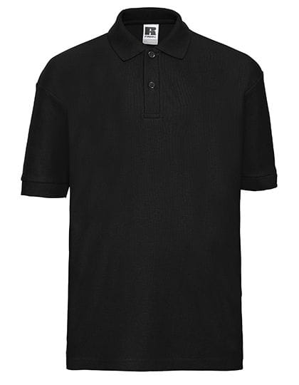 Children´s Classic Polycotton Polo Black