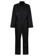 Pro Stud Fasten Coverall Black