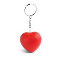 HEARTY. Anti-Stress Schlüsselanhänger Rot