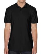 Gildan Softstyle® Double Piqué Polo Black