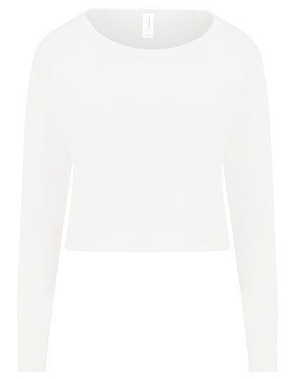 Girlie Cropped Sweat Arctic White