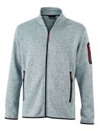 Light Grey Melange / Red