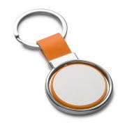 ALBRIGHT. Schlüsselanhänger aus Metall Orange