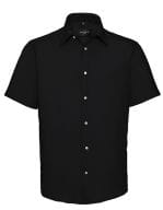 Men`s Short Sleeve Tailored Ultimate Non-Iron Shirt Black