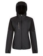 X-Pro Womens Coldspring II Hybrid Fleece Jacket Grey Marl / Black