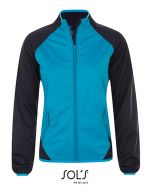 Rollings Women Softshell Jacket Aqua / French Navy