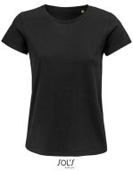 Crusader Women T-Shirt Deep Black