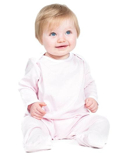 Contrast Long Sleeved Sleepsuit