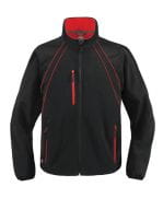 Crew Softshell Black / Red