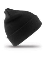 Junior Woolly Ski Hat Black