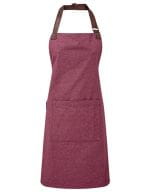 Annex Oxford Bib Apron Burgundy (ca. Pantone 209C)