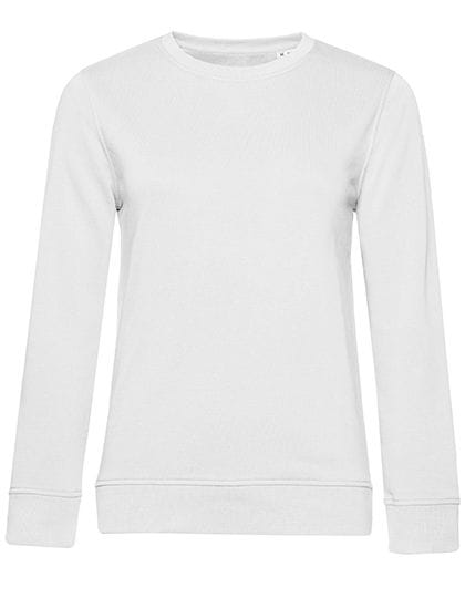 Organic Crew Neck Sweat /Women White