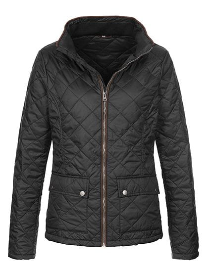 Quilted Jacket Women Black Opal