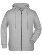 Men`s Zip-Hoody Ash (Heather)