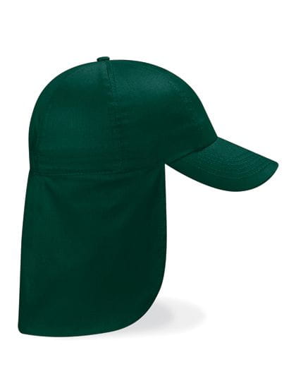 Junior Legionnaire Style Cap Bottle Green