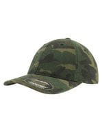 Flexfit Garmet Washed Camo Cap Green Camo