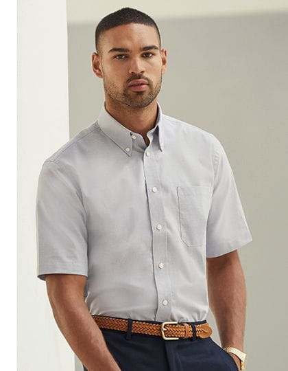 Men`s Short Sleeve Oxford Shirt