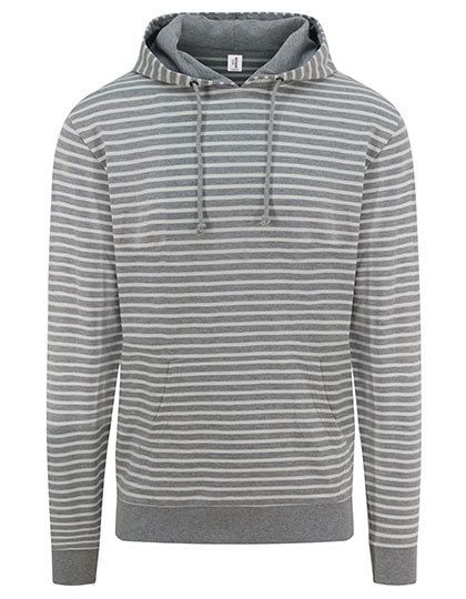 Nautical Stripe Hoodie Heather Grey Stripe