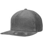 Premium Corduroy Snapback Grey