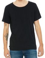 Men`s Jersey Raw Neck Tee Black