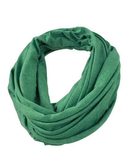 Heather Summer Loop-Scarf Green Melange