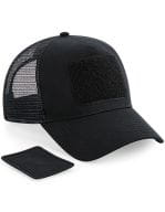 Patch Snapback Trucker Cap Black