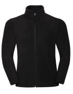 Men`s Full Zip Outdoor Fleece Black