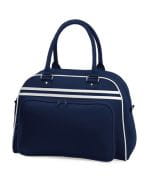 Retro Bowling Bag French Navy / White