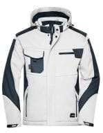 Craftsmen Softshell Jacket -STRONG- White / Carbon